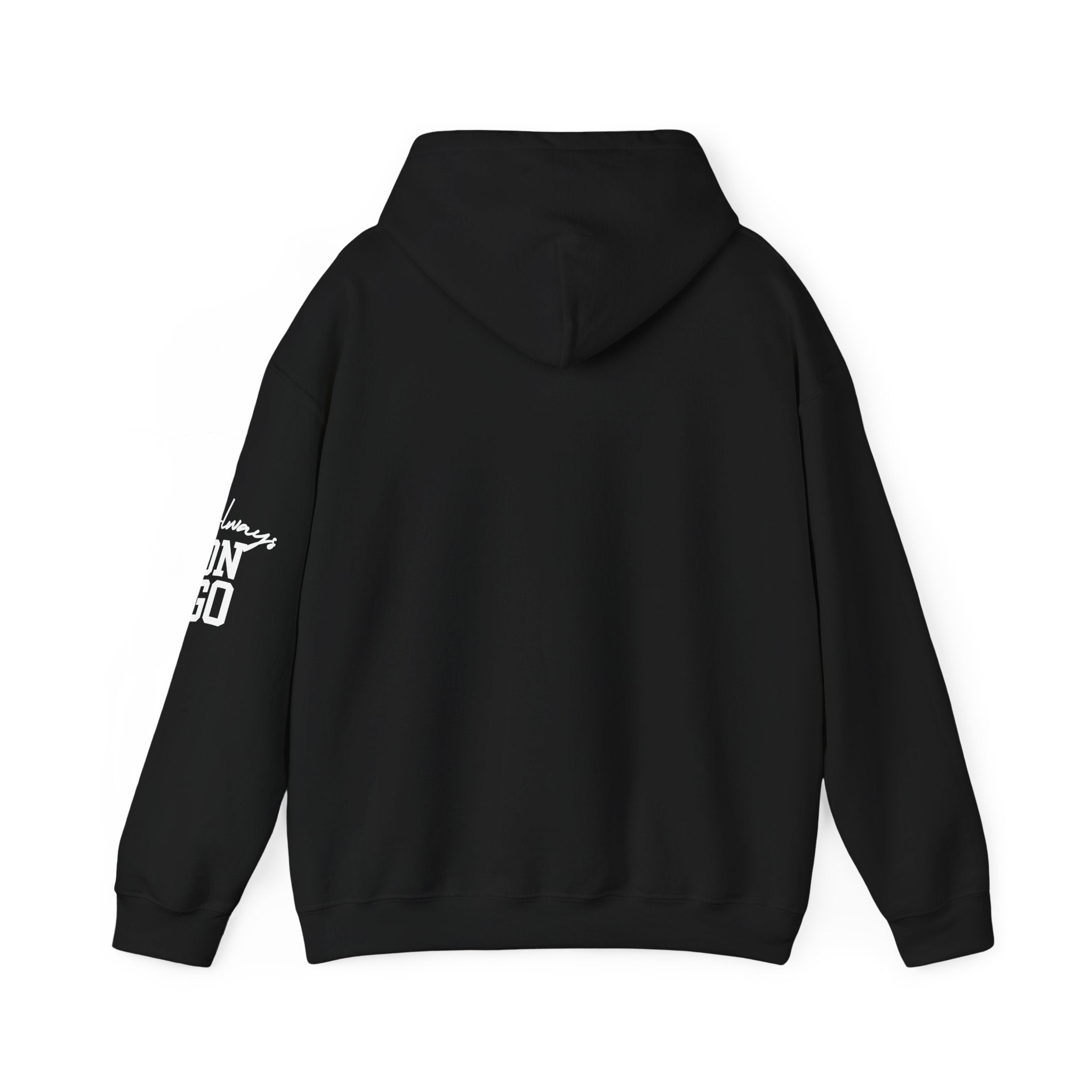 Black Dynamic 'Always On Go' Unisex Hooded Sweatshirt