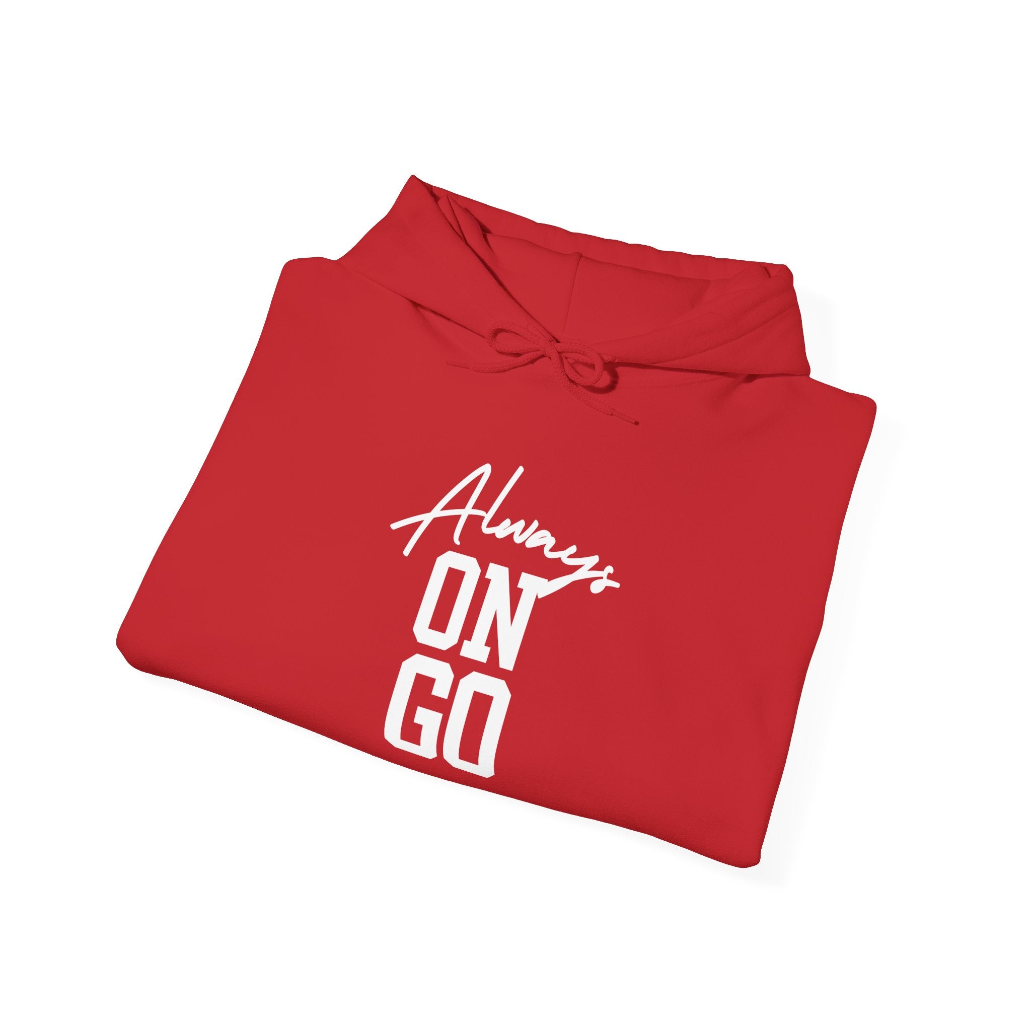 Red Dynamic 'Always On Go' Unisex Hooded Sweatshirt